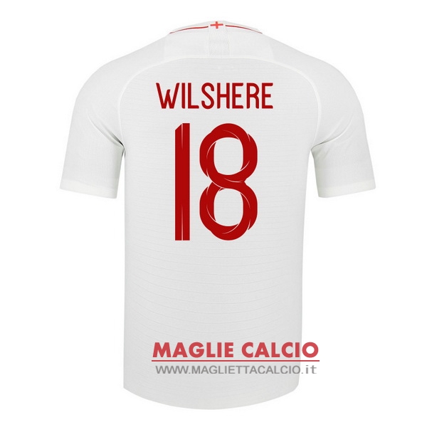 nuova maglietta inghilterra 2018 wilshere 18 prima